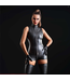 Patrice Catanzaro Erika Faux Leather Playsuit