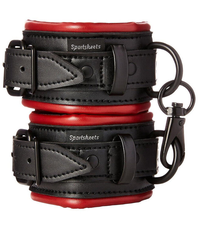 Saffron Adjustable Handcuffs Red/Black