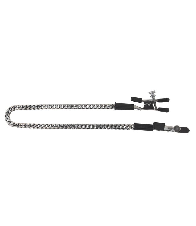 Adjustable Alligator Clamps - Jewel Chain