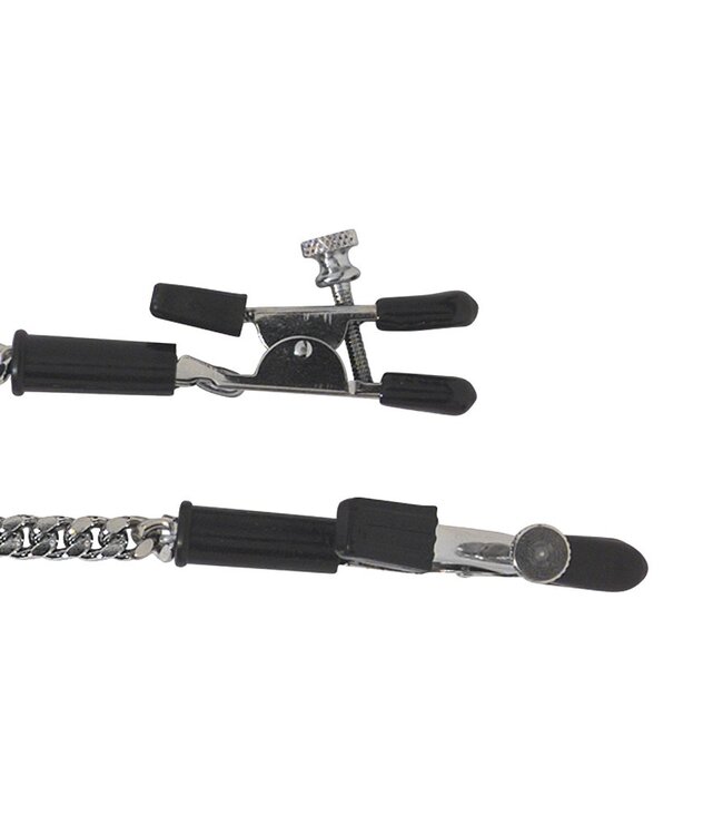 Adjustable Alligator Clamps - Jewel Chain