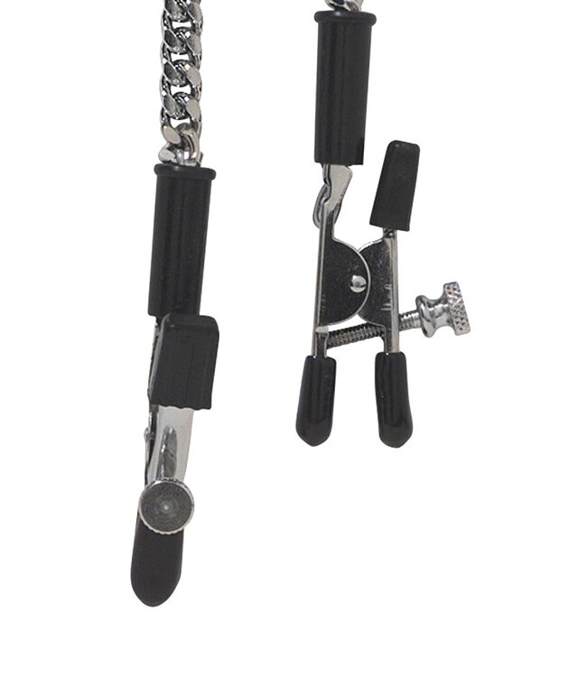 Adjustable Alligator Clamps - Jewel Chain