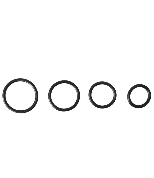 Sportsheets Merge Collection Navy Rubber O-Ring 4-Pack