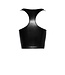 Snake wetlook top with front zipper