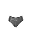 Snake wetlook panty with zipper