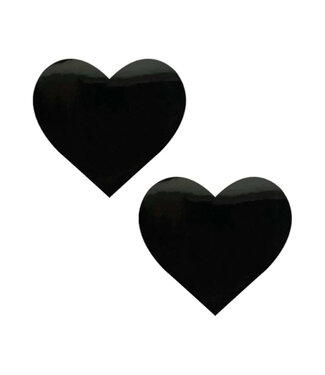 Neva Nude Neva Nude Pasty Black Wet Vinyl Dom Squad Heart