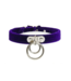 Velvet Double O-Ring BDSM Collar