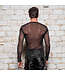 Ali Fishnet  and Vinyl T-Shirt