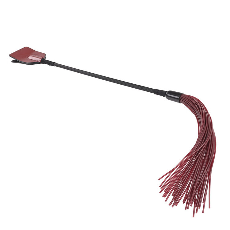 Sportsheets Saffron Tap & Tickle Crop and Silicone Flogger Bondesque