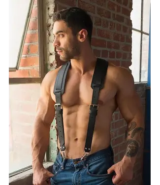 Stockroom Deluxe Leather Suspenders