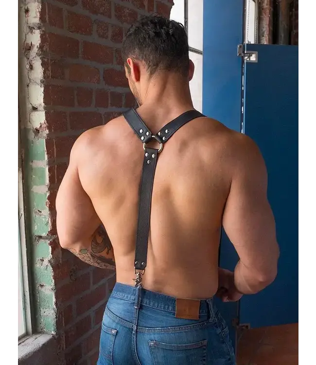Deluxe Leather Suspenders