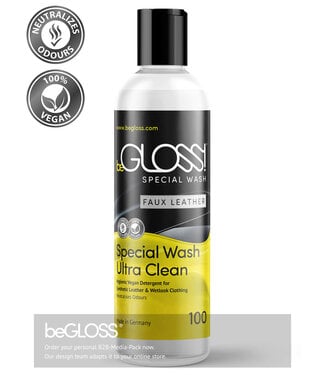 beGloss Detergent for FAUX LEATHER Clothing