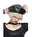 Beret Hat with Large Safety Pins