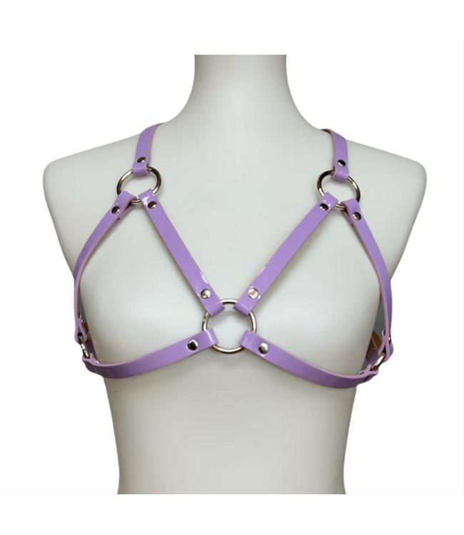 Glossy Bra Body Harness