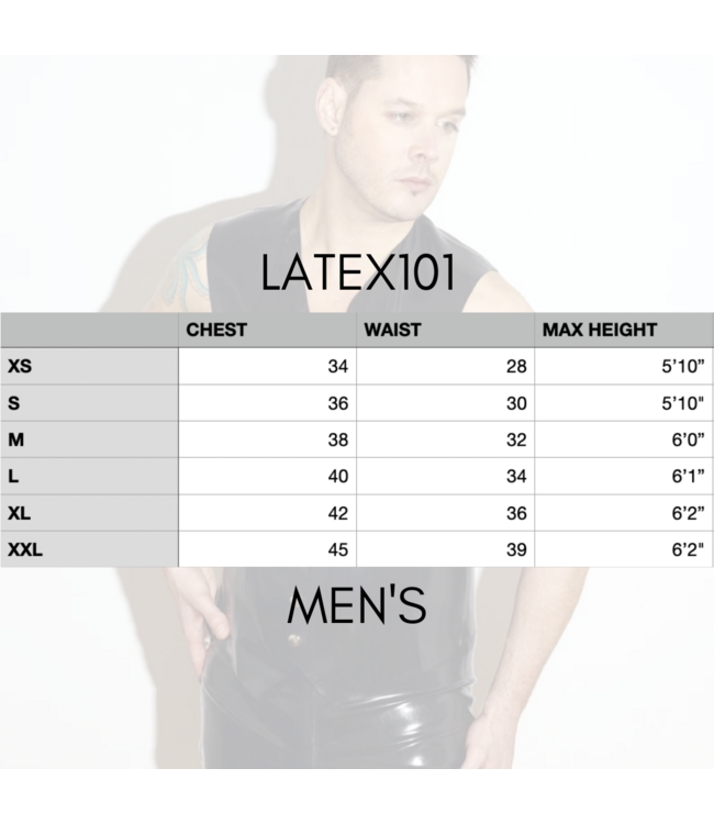 Black Short Sleeve Latex Surf Suit