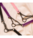 Heart You Choker with Black Chain | Vegan Leather