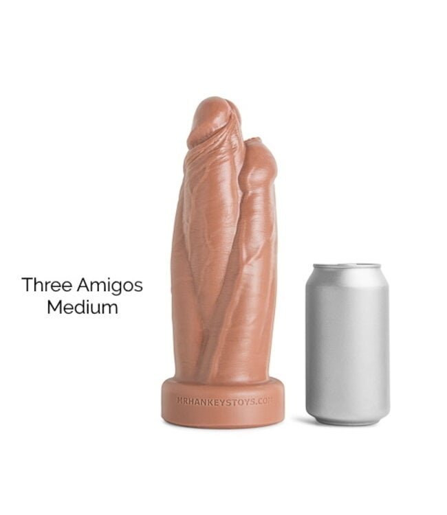 Three Amigos Dildo | Hankey's Toys