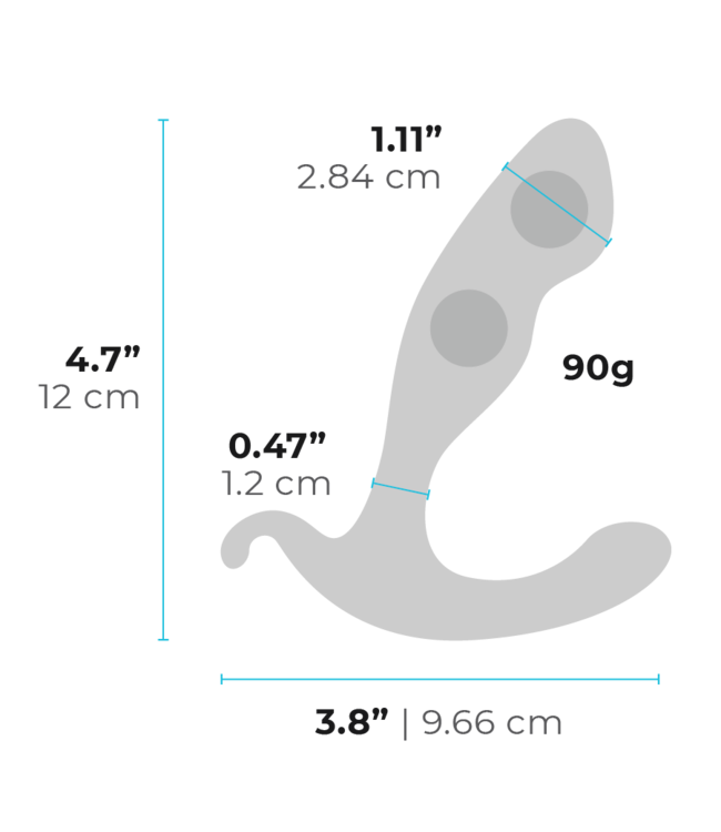 b-Vibe Rocker | Rocking Weighted Anal Plug