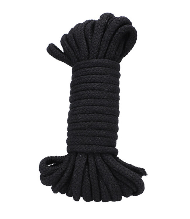 32' Black Cotton Rope