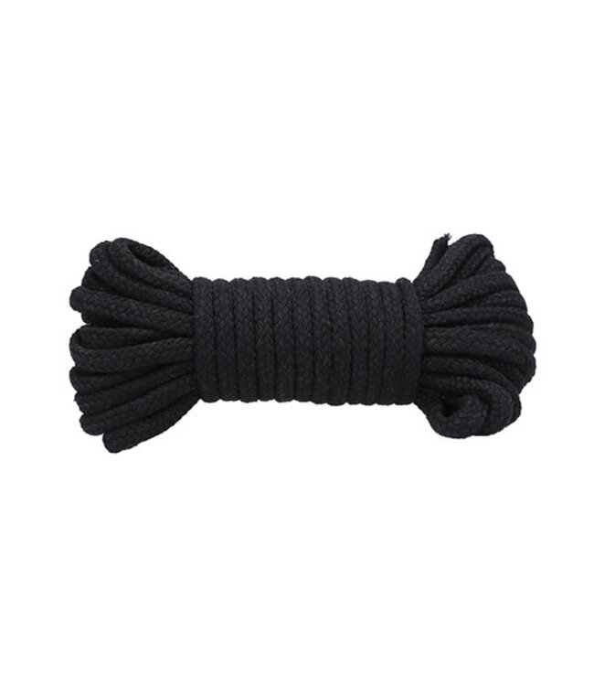 32' Black Cotton Rope