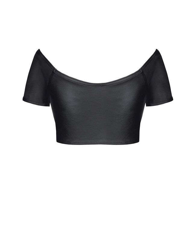 Dropped Shoulders Crop Top