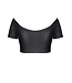 Dropped Shoulders Crop Top