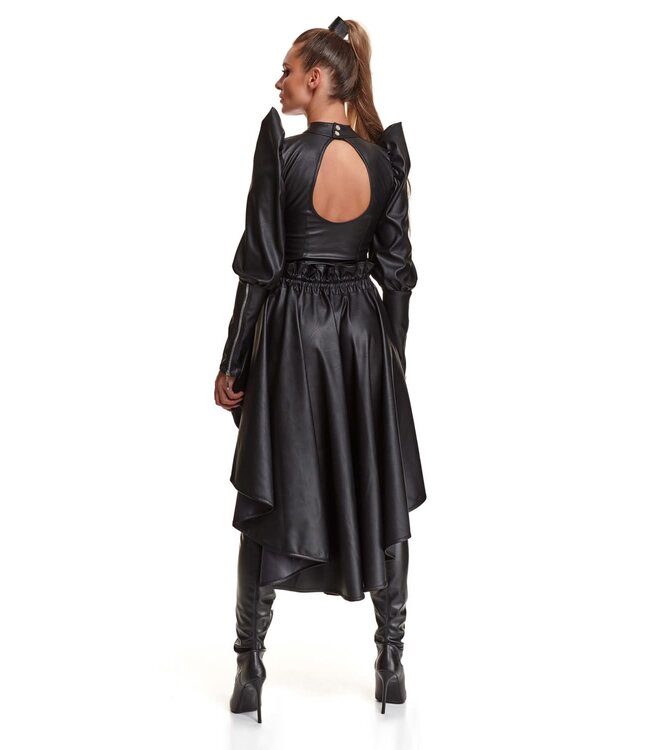 Basque skirt Gathered at waistline