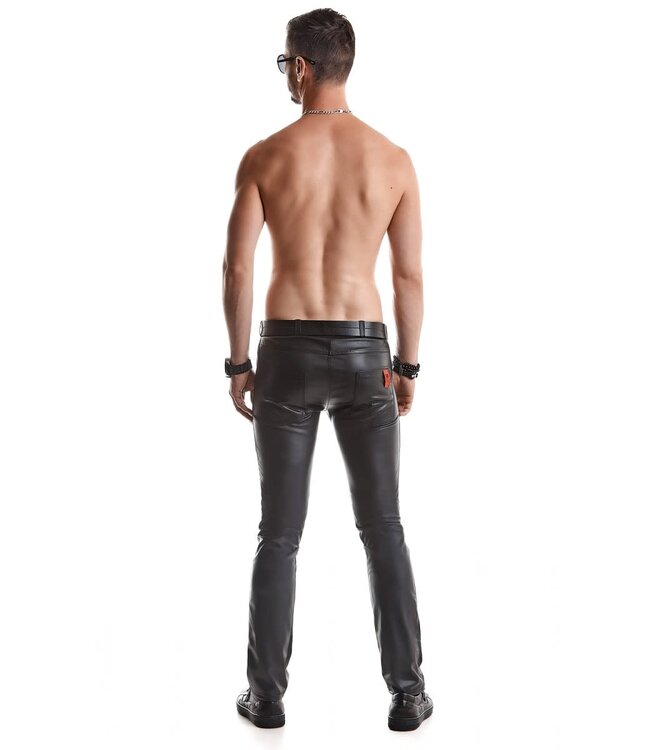 Masculine Wetlook Pants