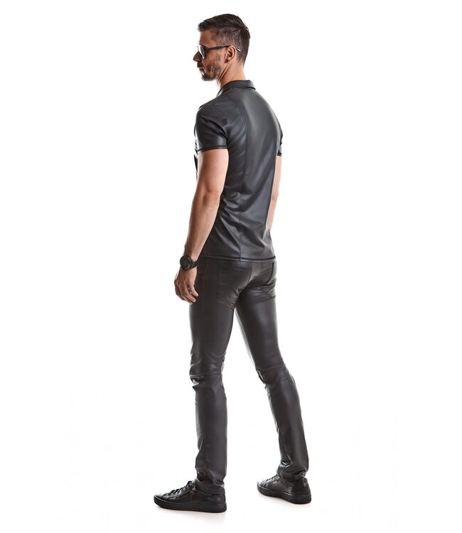 Masculine Wetlook Pants