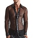 Regnes Button up Elegant Sheer Shirt for Men