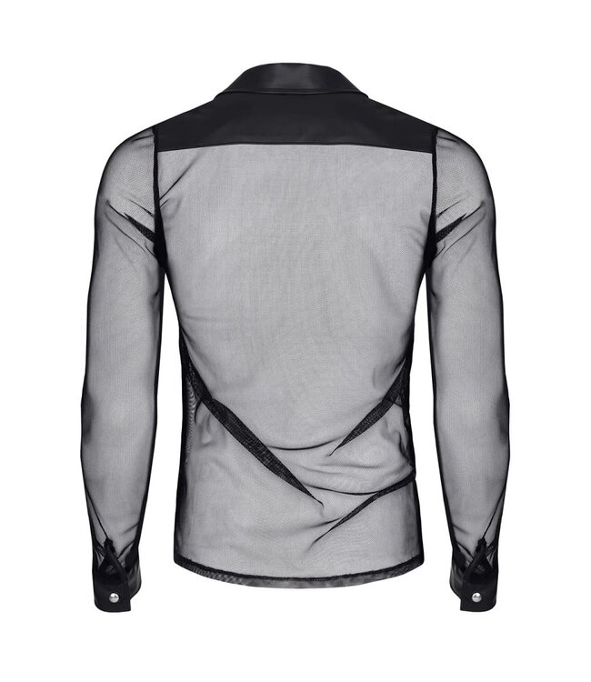 Button up Elegant Sheer Shirt for Men