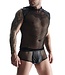 Regnes Sleeveless Mesh Shirt with a Hoodie
