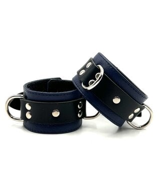 Aslan Leather Jaguar Purple Ankle Cuffs