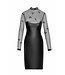 Sublime wetlook dress with mesh top