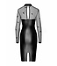 Sublime wetlook dress with mesh top