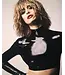 Latex Simple Crop Top
