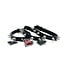 Spiked Choker with Gothic Heart Charm Pendant