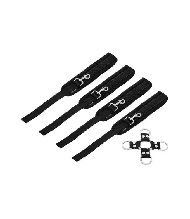 Hog Tie Wrist and Ankles Cuff Set