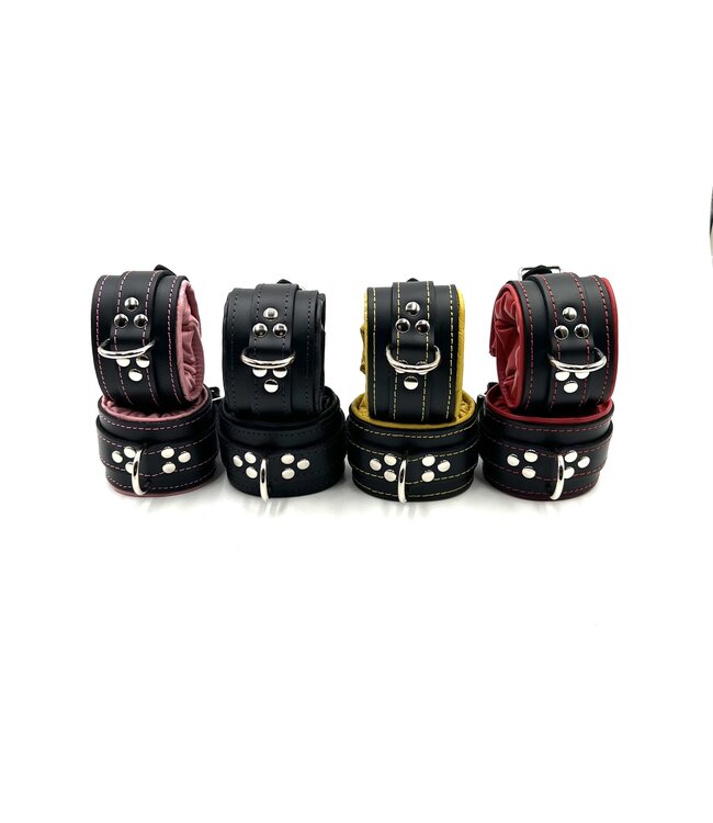 Super Leather Padded Wrist Cuffs