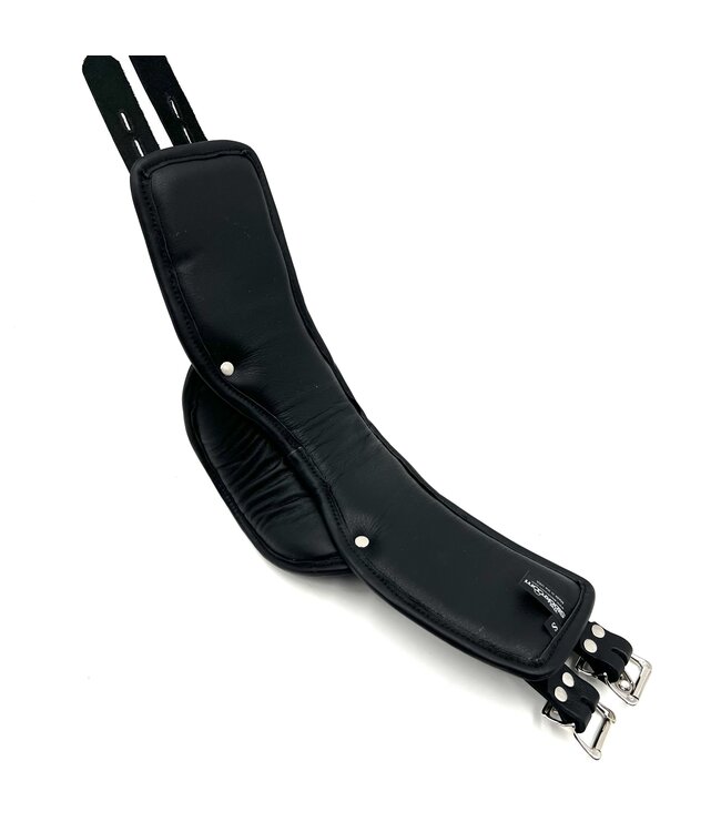 Deluxe Padded Leather Posture Collar w/ D Rings