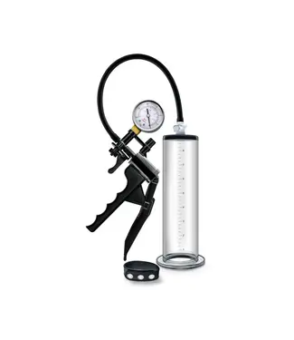 Blushnovelties Performance VX8 Premium Penis Pump System with Silicone Cock Strap Clear