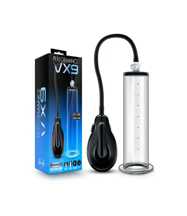 Performance VX9 Auto Penis Pump Clear