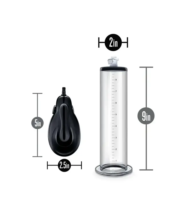 Performance VX9 Auto Penis Pump Clear