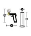Performance VX7 Vacuum Penis Pump with Brass Trigger & Pressure Gauge Clear