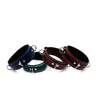 KOOKIE INT'L Leather Collar With Locking Buckle