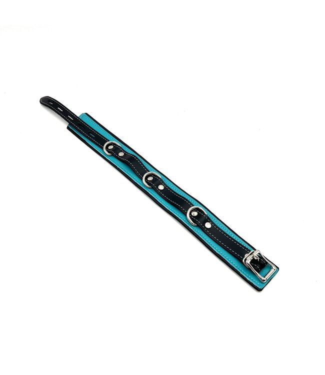 Leather Collar With Locking Buckle