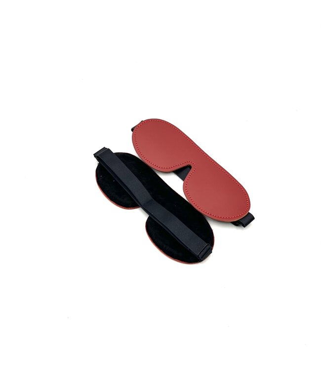 Fleece Leather Lining Blindfold
