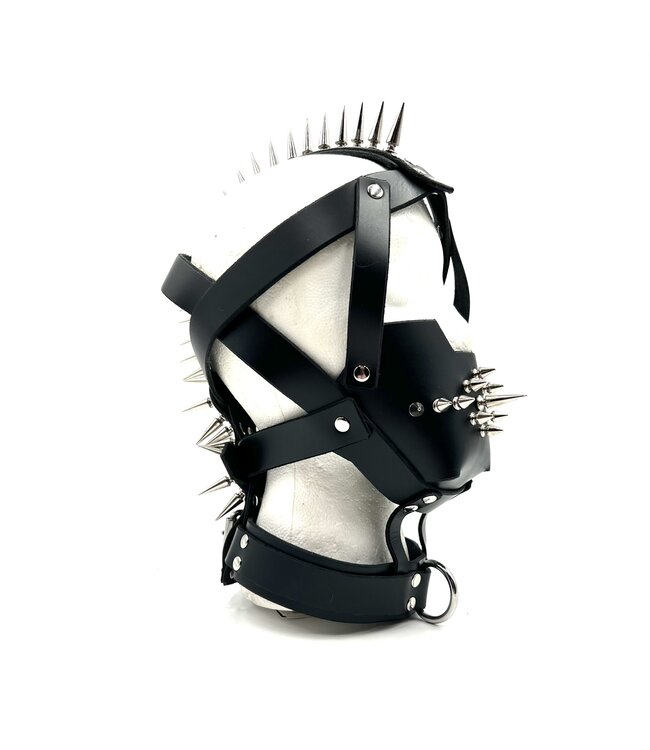 Spike Mohawk Bondage Hood