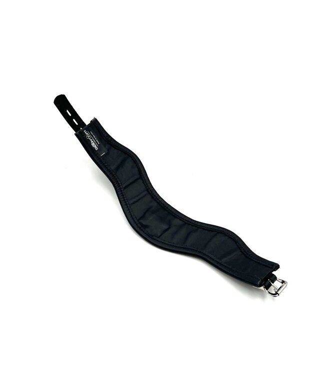 Red Laced Leather Posture Collar