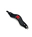 Red Laced Leather Posture Collar