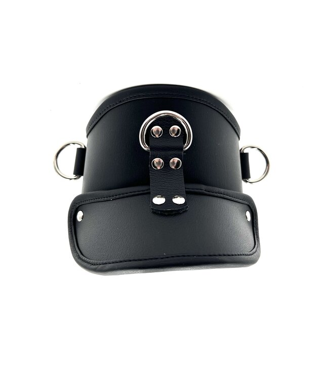 Deluxe Padded Leather Posture Collar w/ D Rings